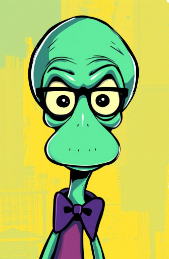 Handsome Squidward Wallpaper