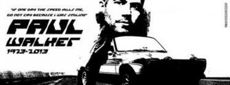 Paul Walker Rip Tribute Cover Wallpaper