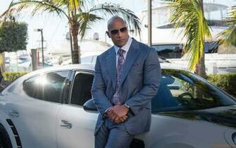 Dwayne The Rock Johnson In Ballers Tv Series Wallpaper