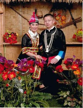 Picture Of Us At A Hmong Photography Booth Very Nice Background