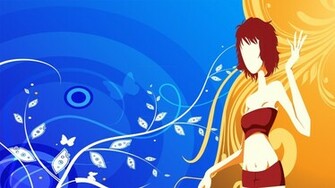 Faceless Woman Wallpaper