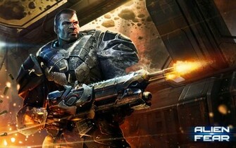 Alien Fear Game Wallpaper HD