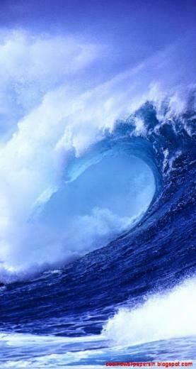 Wallpaper For Gt Ocean Waves iPhone