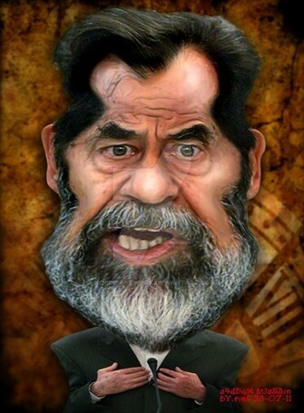 Saddam Hussein By Noedieartwork