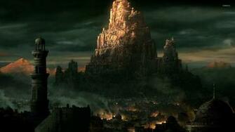 City On A Rocky Cliff In Prince Of Persia The Two Thrones