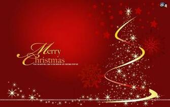 Red Christmas Trees Background Wallpaper
