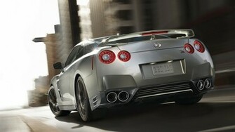 Nissan Gtr Rear Wallpaper HD