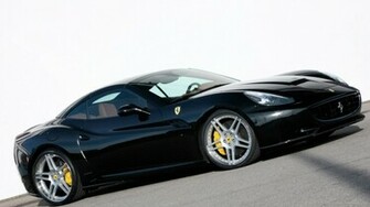 Black Ferrari California Wallpaper