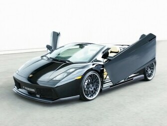 Lamborghini Gallardo Spyder Side Angle Top Wallpaper