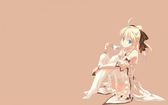 Saber Lily Detached Sleeves Wallpaper Anime HD