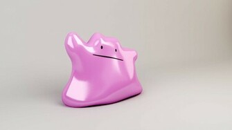 The Pokemon Anime Wallpaper Titled Ditto 3d