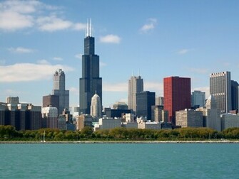 Wallpaper Pc Computer Chicago Skyline