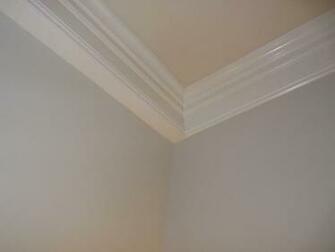 Chris Hung Crown Molding Which Was A Challenge Due To The Slanted