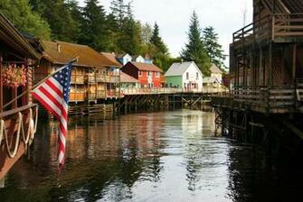 Creek Street Ketchikan Alaska Image