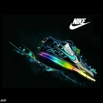 Cool Rainbow Nike Logo Wallpaper Fashion Trends