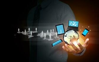 Information Technology Network Hand Business Desktop Wallpaper
