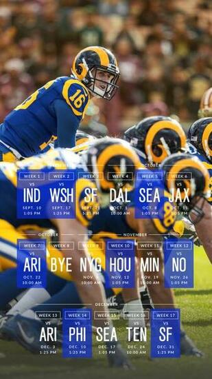 Los Angeles Rams Lockscreens Wallpaper