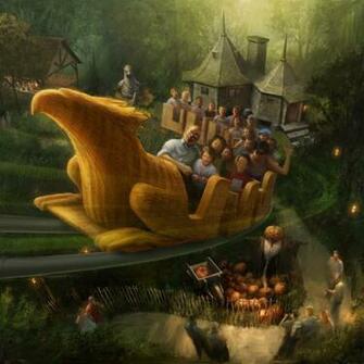 Flight Of The Hippogriff Desktop Wallpaper