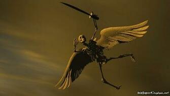 Flying Skeleton Wallpaper HD For Desktop Widescreen