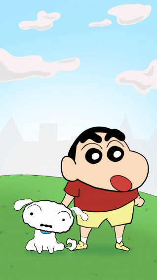 Descargar Fondos De Shiroy Shin Chan Dibujo Animado Wallpaper