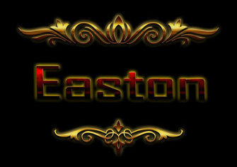 Easton Name Logo Bokeh Png