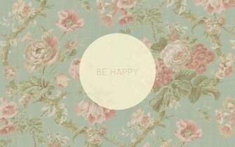Vintage Flower Pattern Wallpaper