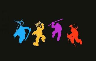 Wallpaper Silhouettes Rafael Tmnt Raphael Leonardo Donatello