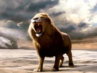 Aslan Roaring Wallpaper Wallpaperesque