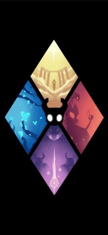 Hollow Knight Amoled Cave iPhone Wallpaper