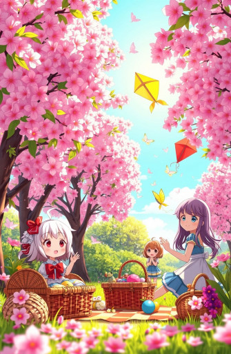 Gacha Life Spring Wallpaper