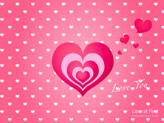Cute Pink Heart Wallpaper