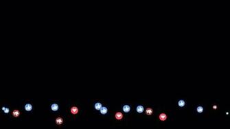 Like Icons During Livestream Background Stock Motion Graphics