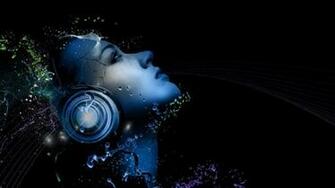 Blue Music Wallpaper