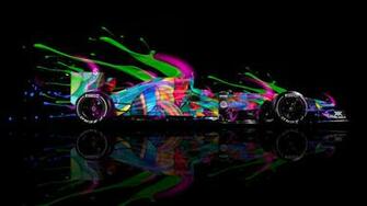F1 Formula Live Colors Car Multicolors HD Wallpaper Design By