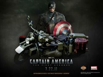 Fashion And Action Captain America S Harley Davidson Wla