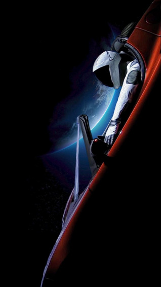The Spacex Starman Wallpaper I Posted A Couple Days Ago Did Well