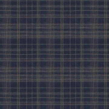 Checkered By Metropolitan Stories Navy Wallpaper