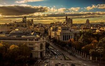 Wallpaper Spain Madrid Top City