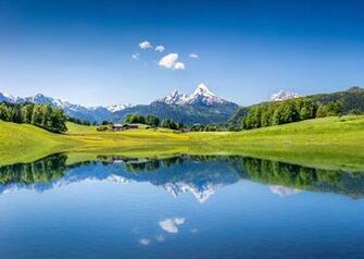 Summer Mountain Wallpaper Top Background