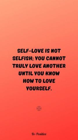Short Self Love Quotes Phone Wallpaper