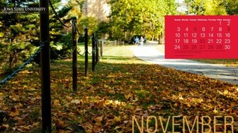 November Desktop Wallpaper