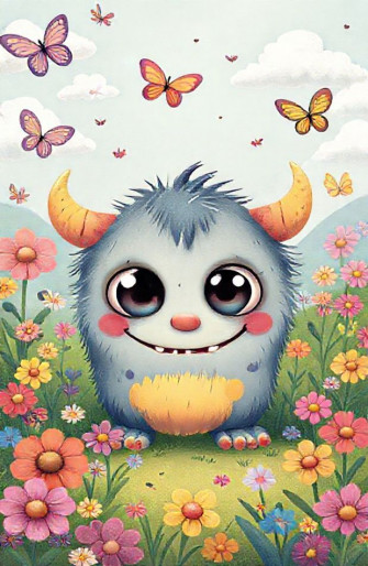 Cute Monster Wallpaper