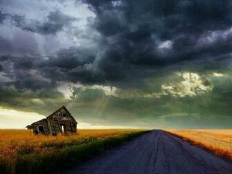 Old Barn About To Fall Wallpaper