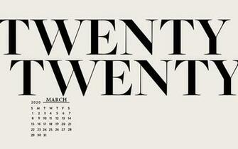 March Desktop Wallpaper Calendar