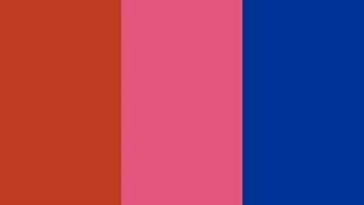 Dark Pastel Red Pink And Powder Blue Three Color Background