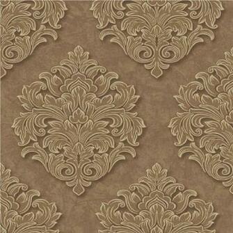 Large Damask Textured Embossed Blown Vinyl Wallpaper Vna
