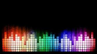 Glowing Equalizer Wallpaper