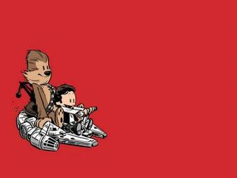 Calvin And Hobbes Star Wars Wallpaper