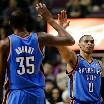 Westbrook And Durant What Talking Is Going On About