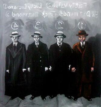 Italian Mafia Art Gangsters By 2minello